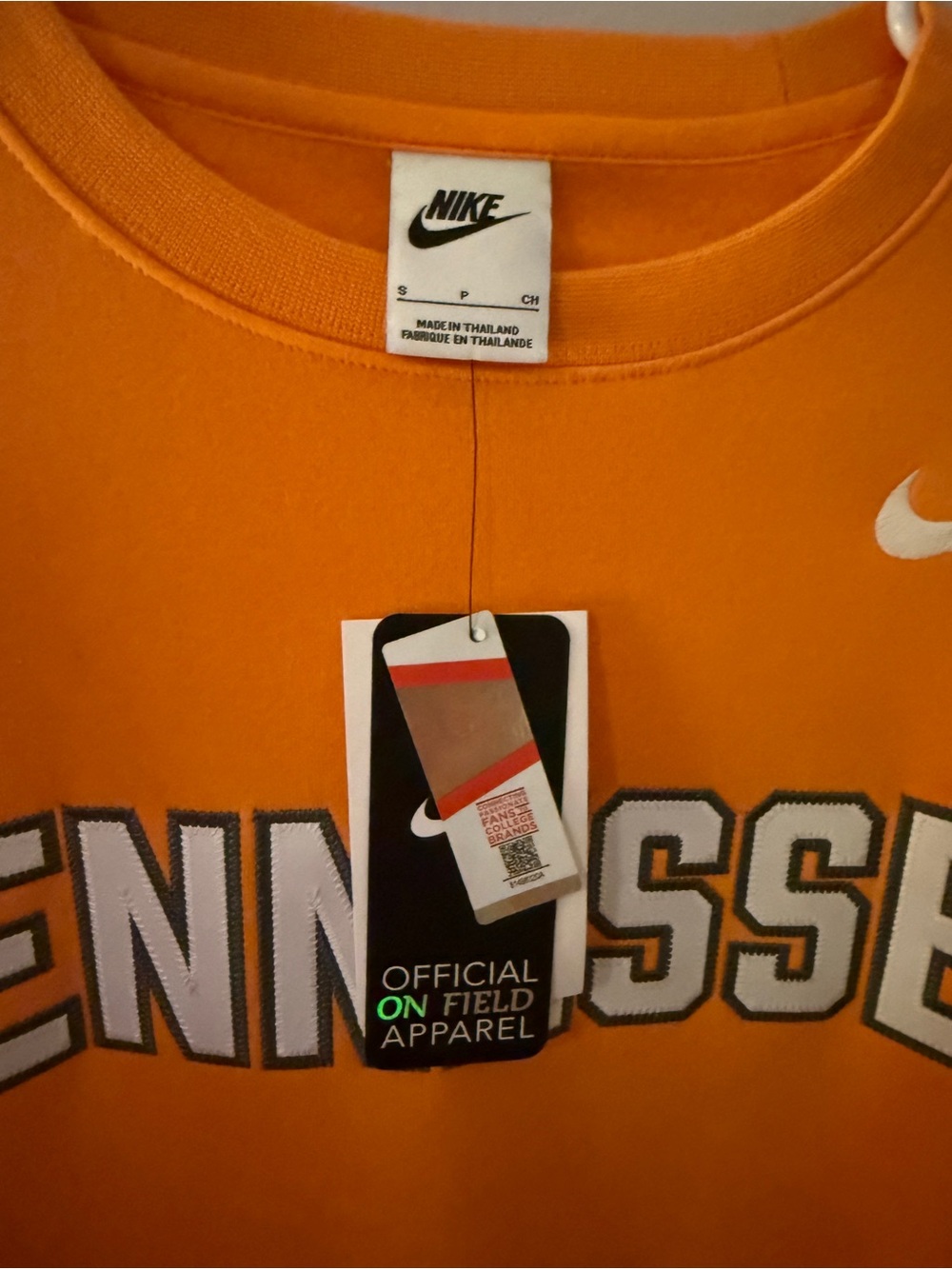 Nike Orange 'Tennessee' Crewneck Sweatshirt - Picture 2 of 3